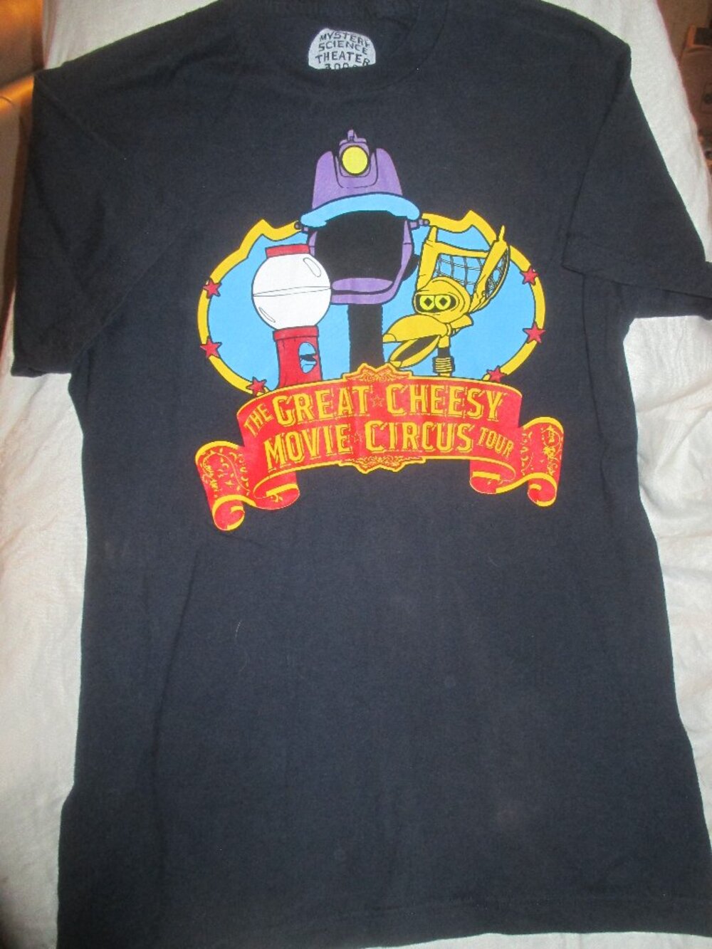 Mystery Science Theater 3000 MST3K Great Cheesy Movie Circus Tour Shirt M